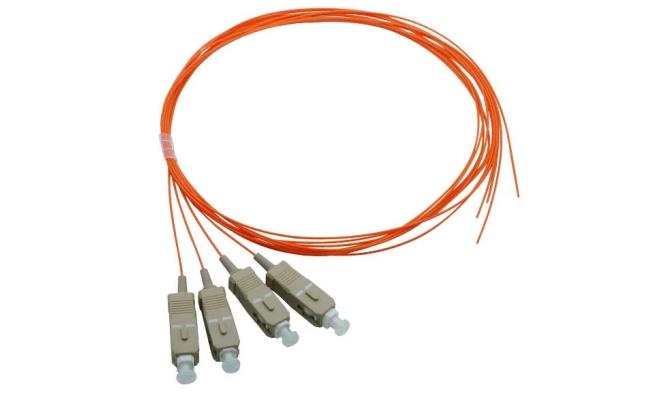 SC Multimode OM3 Duplex Fiber optical Pigtail 1.5M 12 Pcs