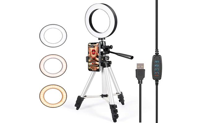 Selfie Ring XWJ-1806 Light With Tripod stand