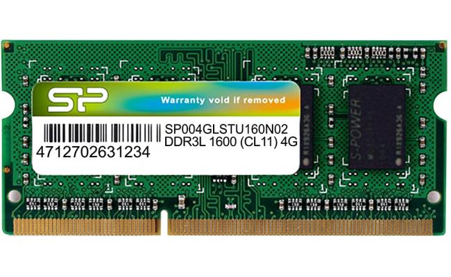 Silicon Power 4GB DDR3 SODIMM-1600 MHz For Laptop