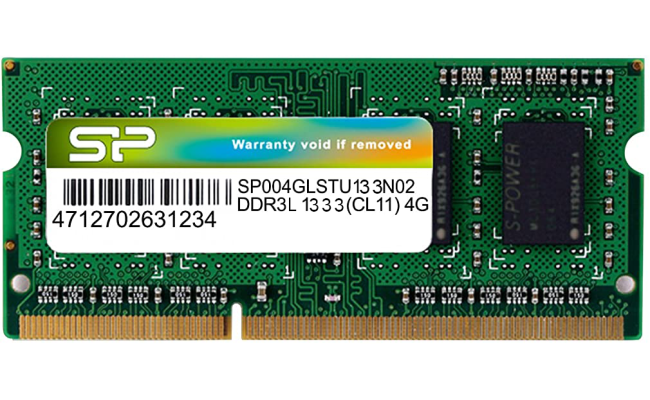 Silicon Power 4GB DDR3L Low Voltage SODIMM-1333 MHz For Laptop