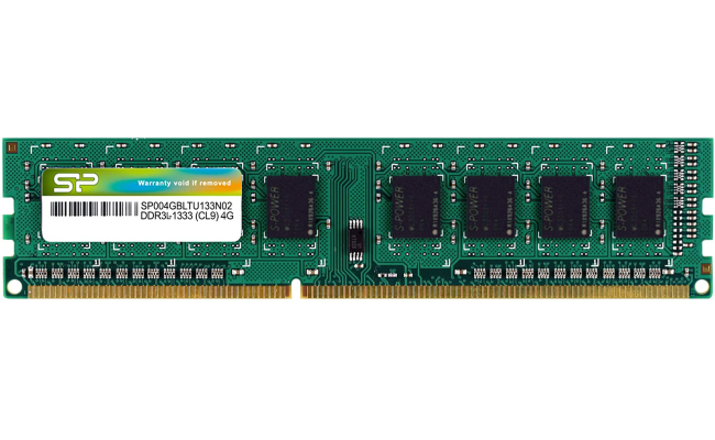 Silicon Power 4GB DDR3L Low Voltage UDIMM-1333 MHz For Desktop