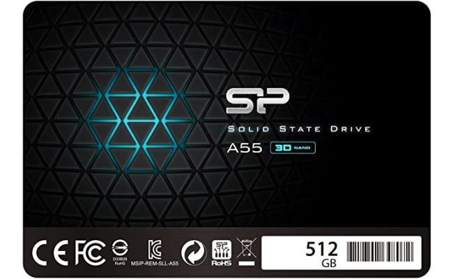 Silicon Power 512GB SSD 3D NAND SATA III 2.5