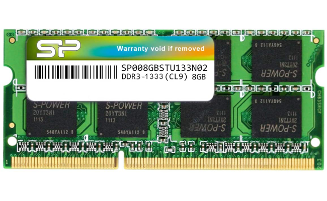 Silicon Power 8GB DDR3 SODIMM-1333 MHz For Laptop