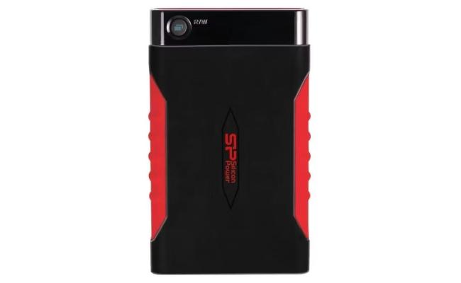 Silicon Power A15 External Hard Disk USB 3.2 Gen 1 2TB -Red