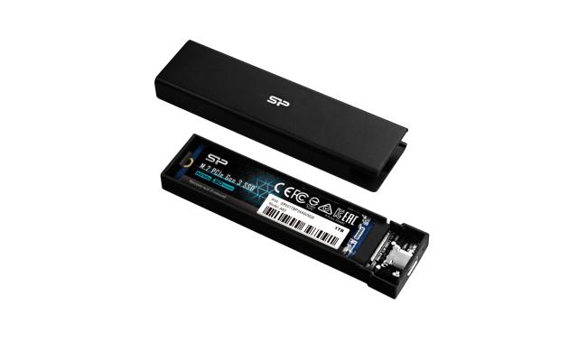Silicon Power M.2 PCIe NVMe SSD / M.2 SATA SSD PD60 Enclosure