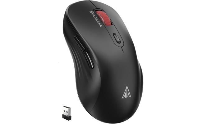 SOLAKAKA SM66 Dual Mode Wireless Gaming Mouse -Black