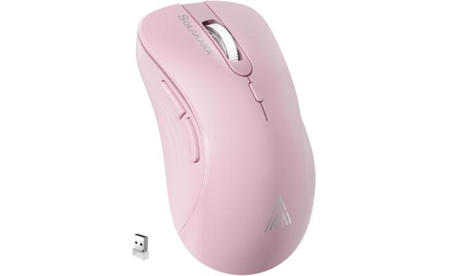 SOLAKAKA SM66 Dual Mode Wireless Gaming Mouse -Pink