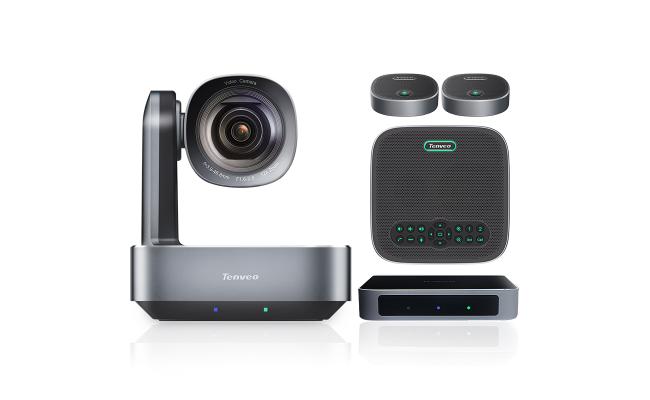 Tenveo VA612-EX Video 4K 12x Optical Zoom PTZ Camera with Bluetooth Speakerphone Office Equipment Conference System