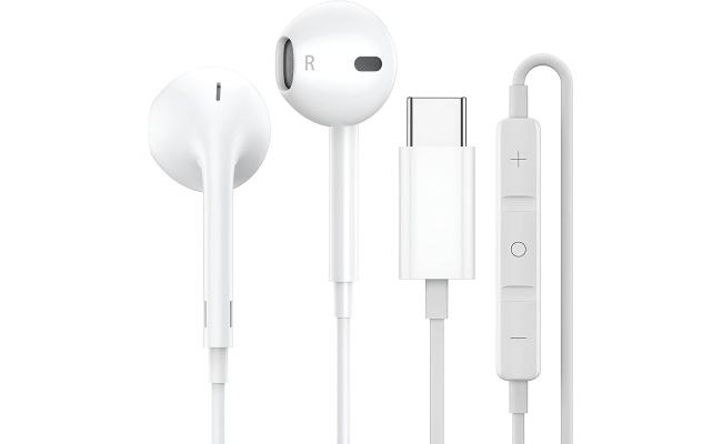 USB-C Earpods with Microphone & Noise Cancelling in-Ear Earphone
