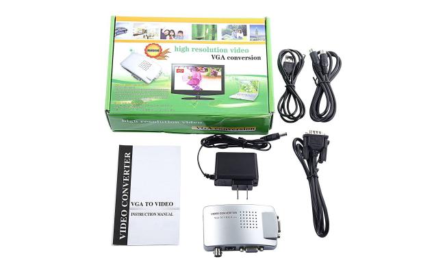 VGA to TV VGA Video S-VIDEO VA Signal Converter