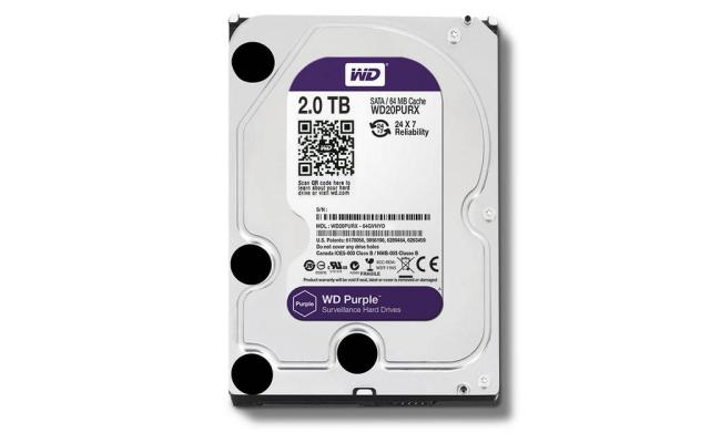 Western Digital Purple  WD23PURZ 2TB 3.5 Inch SATA 5400RPM Surveillance HDD