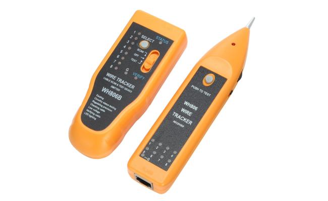 WH806B Telephone RJ45 RJ11 Cable Tracker Kit Ethernet LAN Cable Tester