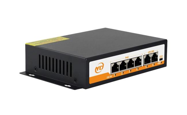 YC DS0402A-DP6 Smart 4 Port 2 Uplink 10/100 POE Switch