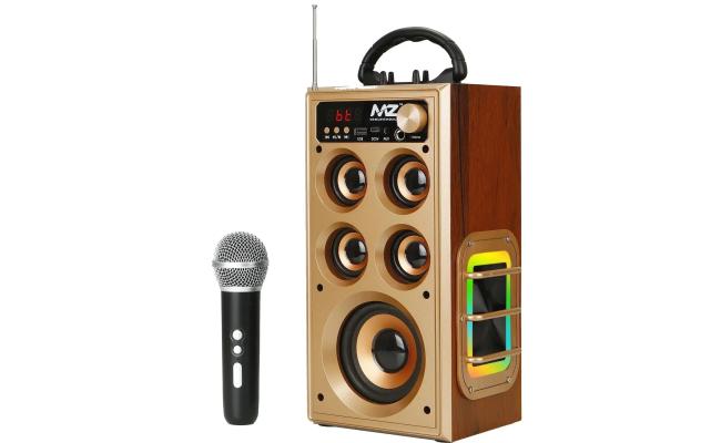 YSD 4305 Dynamic Thunder Sound High Bass Portable FM USB coaxial AUX Bluetooth Speaker with Mic