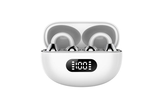 YXG-20 LED Digital Display Clip-On Wireless Earphone